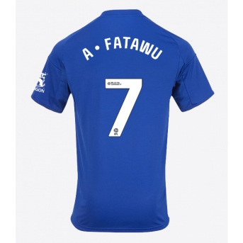 Billige Fotballdrakt Leicester City Issahaku Fatawu #7 Replika Hjemmedrakt 2025-26 Kortermet